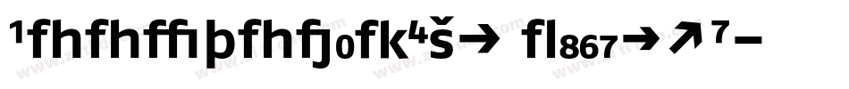 BookwomanExp LightSH字体转换